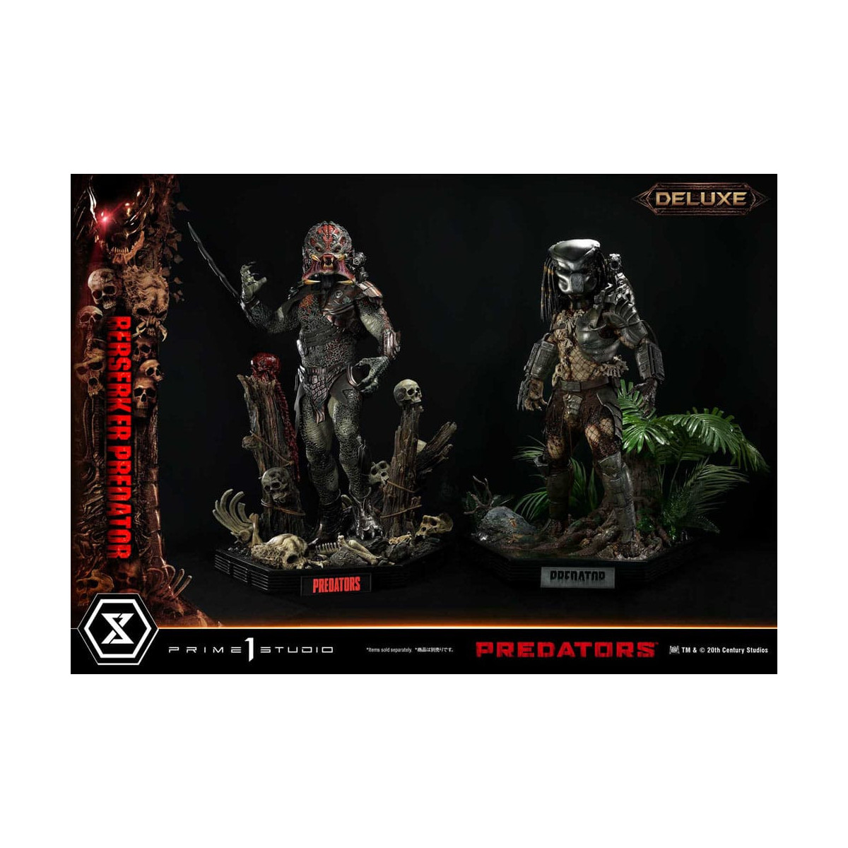Prime 1 Studio - Predators - Berserker Predator Deluxe Bonus Version Premium Masterline Series 1/3