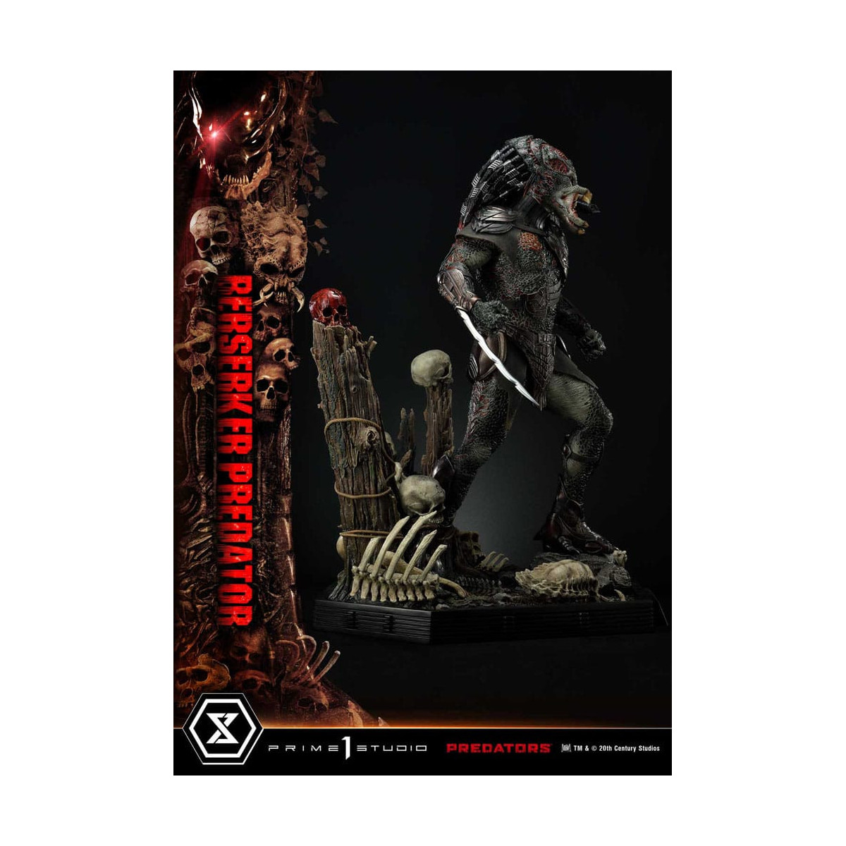 Prime 1 Studio - Predators - Berserker Predator Deluxe Bonus Version Premium Masterline Series 1/3