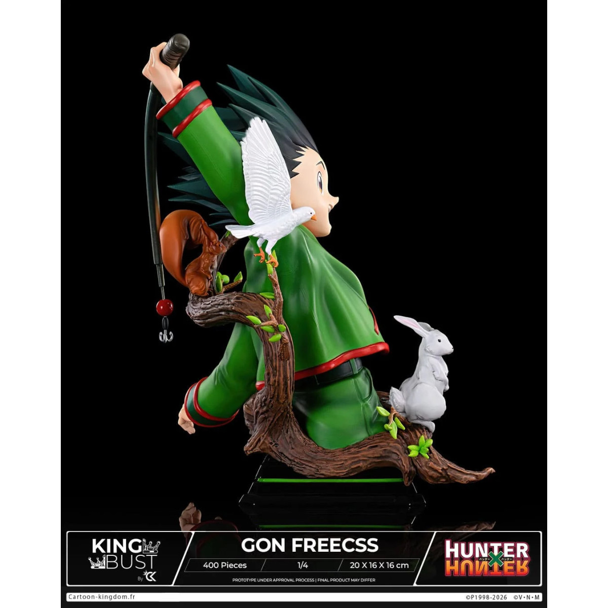 Cartoon Kingdom - King Bust Gon Freecss 1/4 - Hunter × Hunter - Limited Edition