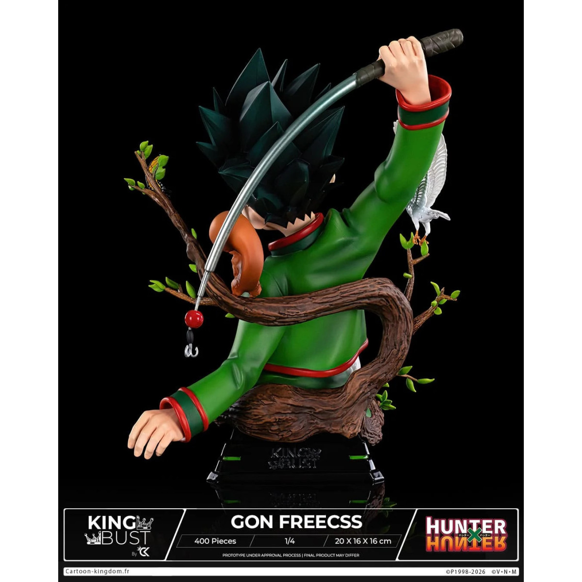 Cartoon Kingdom - King Bust Gon Freecss 1/4 - Hunter × Hunter - Limited Edition