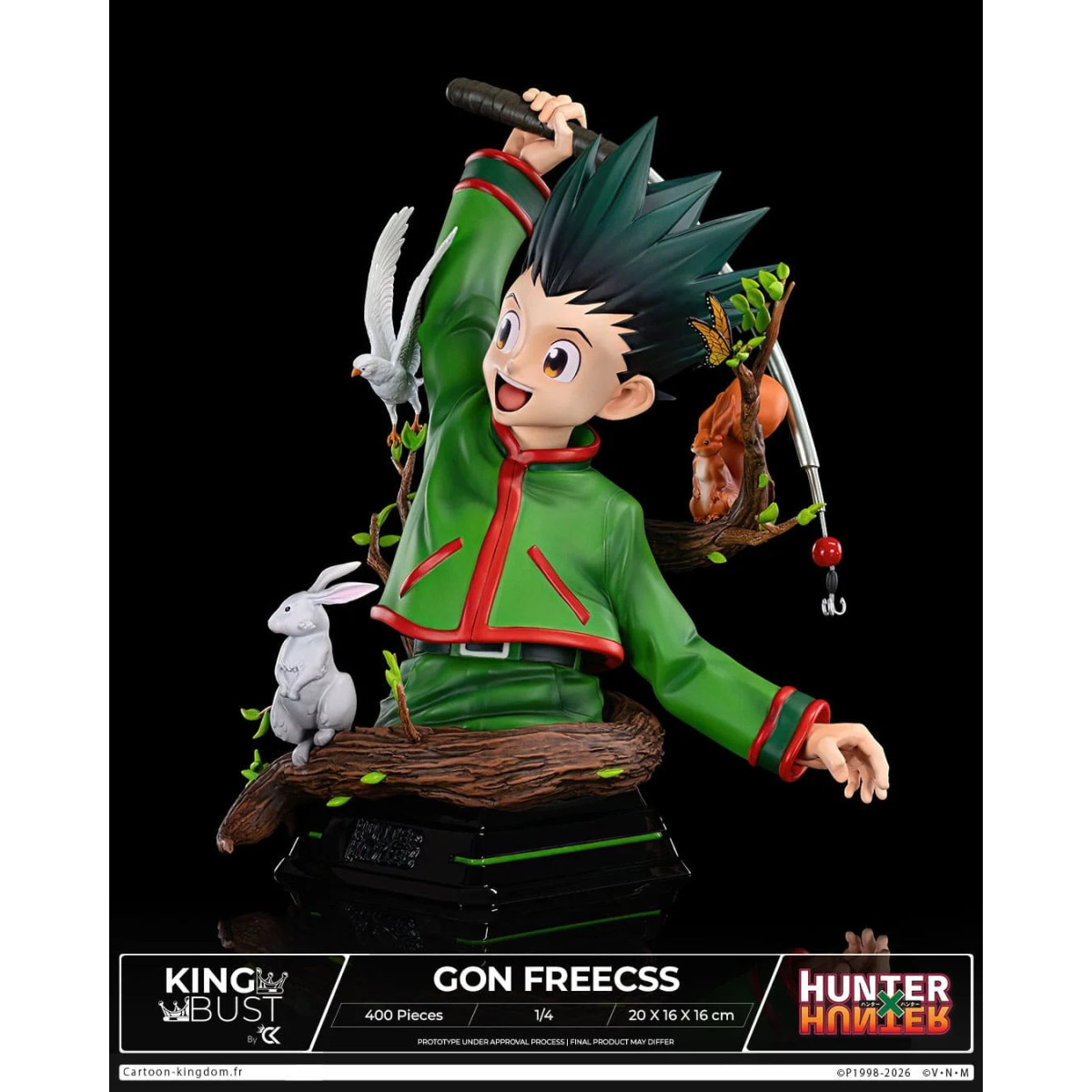 Cartoon Kingdom - King Bust Gon Freecss 1/4 - Hunter × Hunter - Limited Edition
