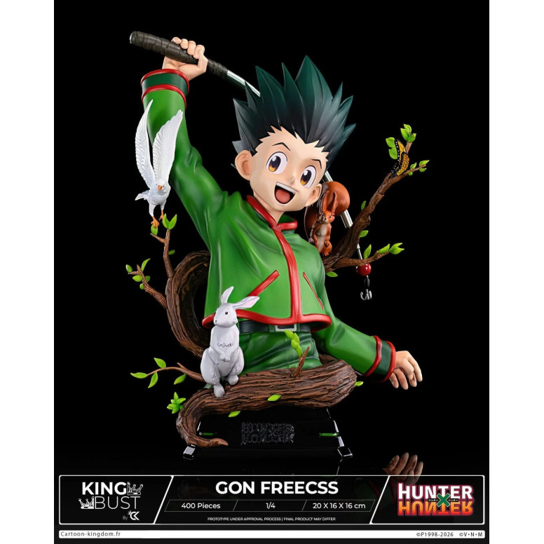 Cartoon Kingdom - King Bust Gon Freecss 1/4 - Hunter × Hunter - Limited Edition