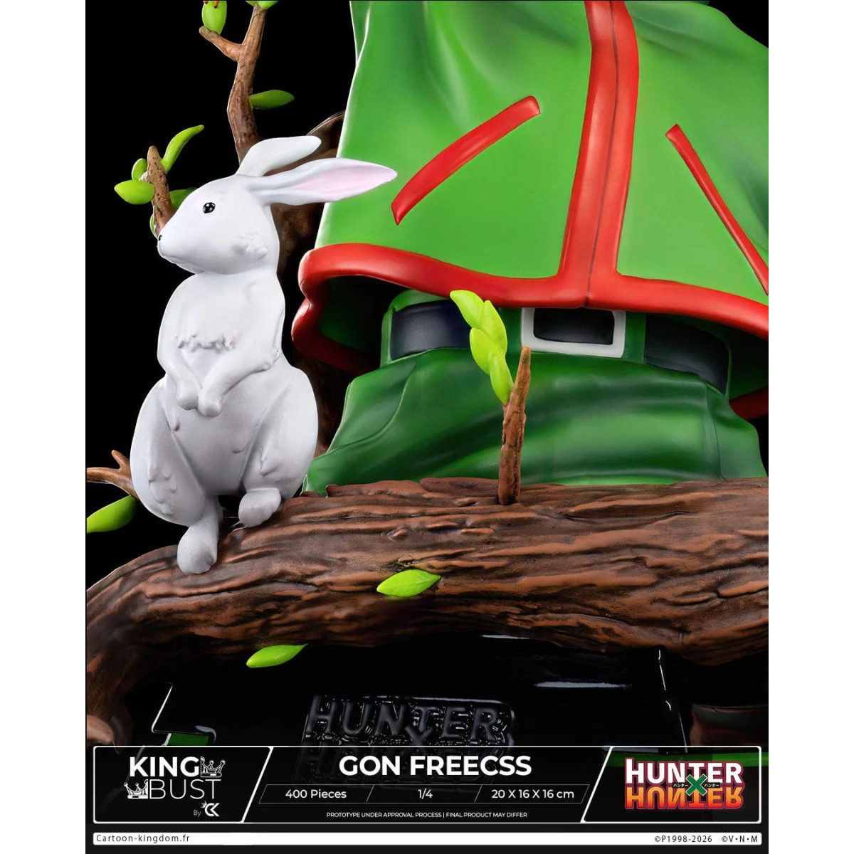 Cartoon Kingdom - King Bust Gon Freecss 1/4 - Hunter × Hunter - Limited Edition