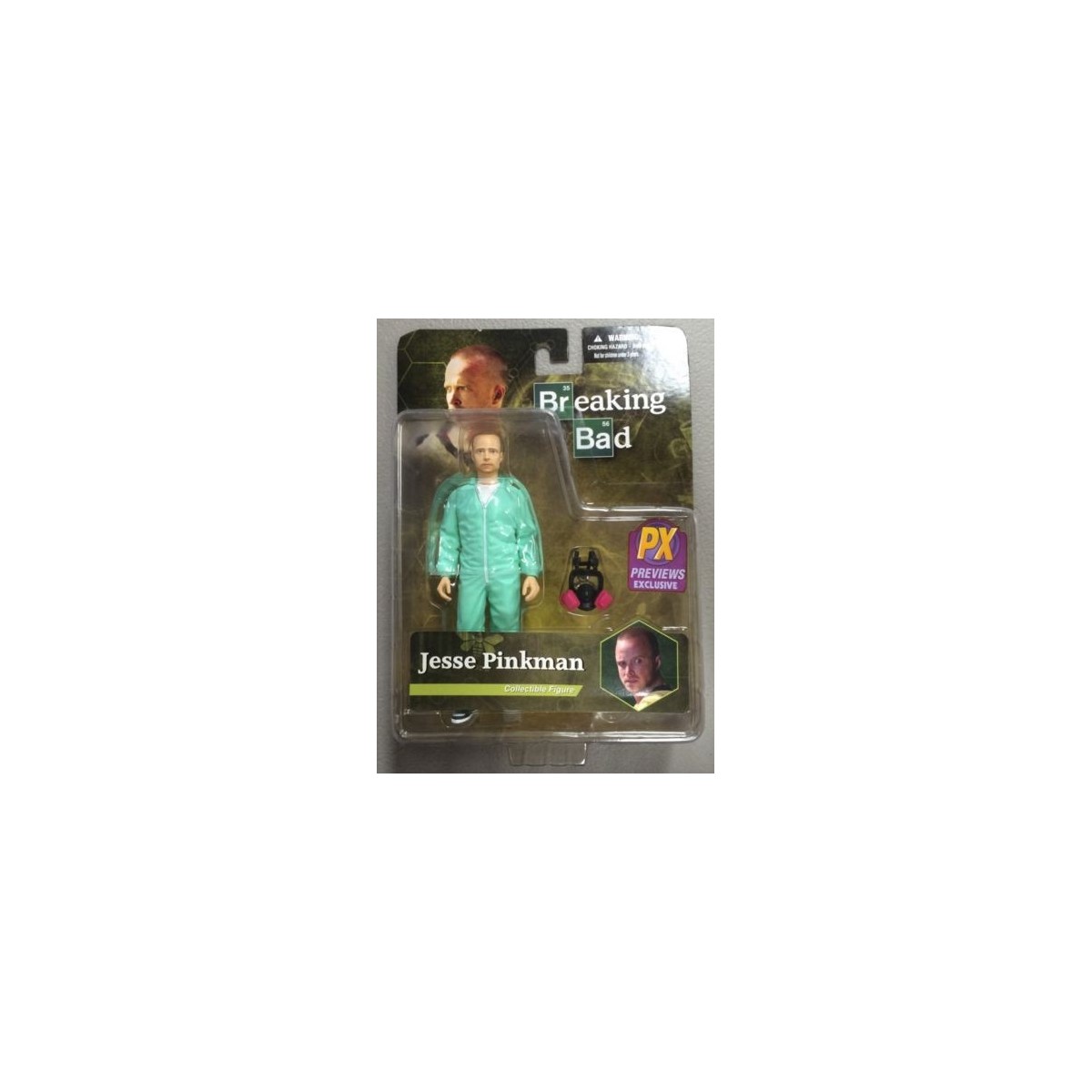 Mezco Breaking Bad figurine Jesse Pinkman Blue Hazmat Suit PX