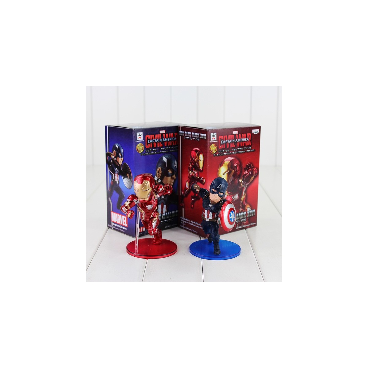 Banpresto Marvel civil War Captain America WCF Premium