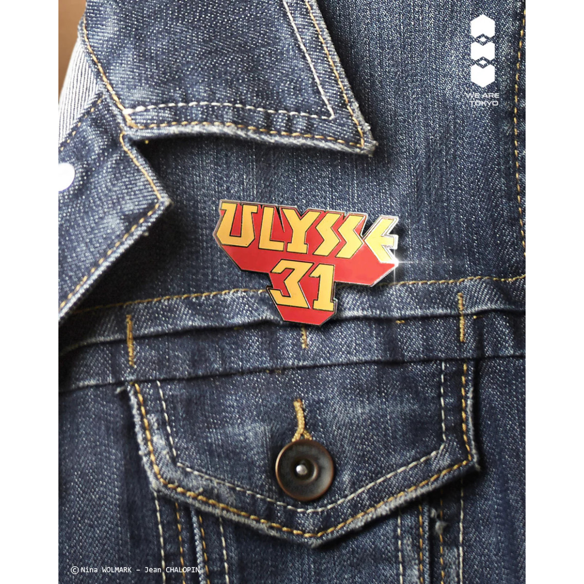 We are Tokyo Ulysses 31 - PIN'S Series 1 - Display of 18 Pin's
