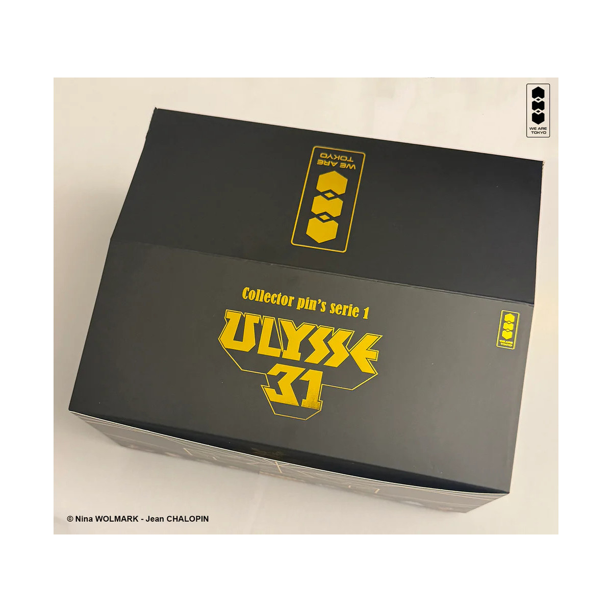 We are Tokyo Ulysses 31 - PIN'S Series 1 - Display of 18 Pin's