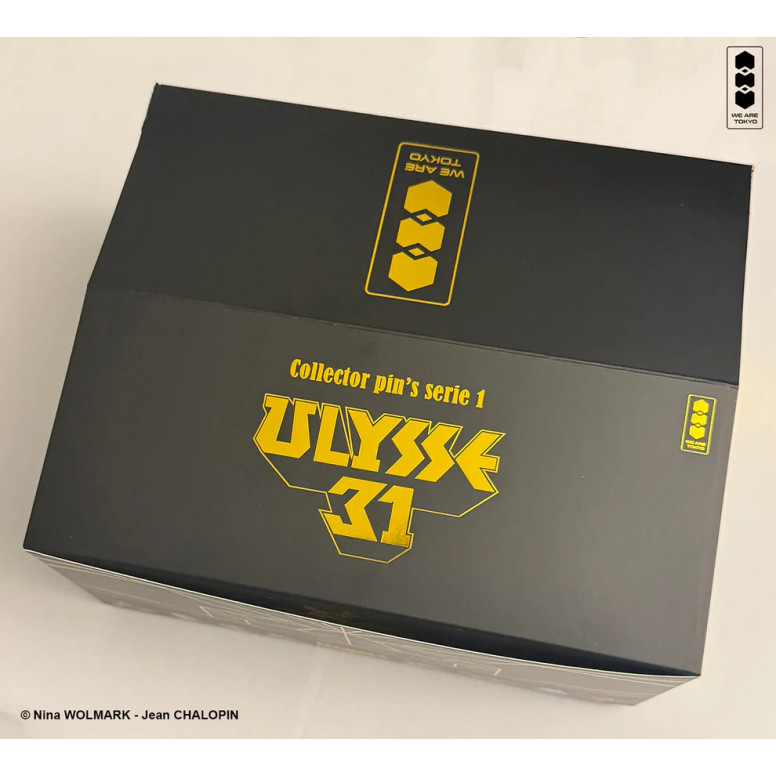 We are Tokyo Ulysses 31 - PIN'S Series 1 - Display of 18 Pin's