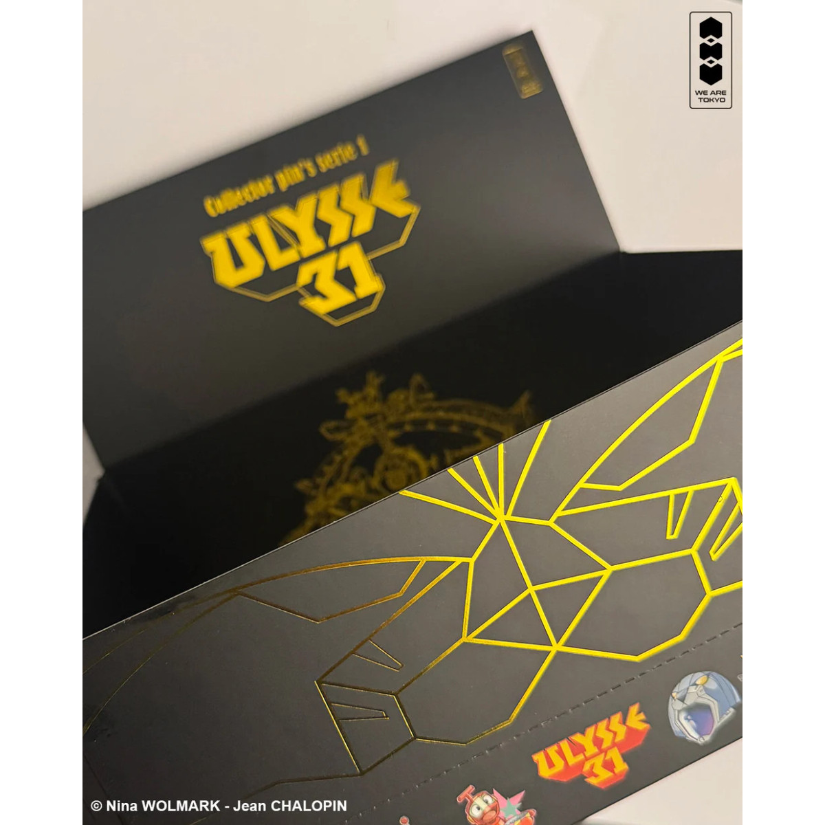 We are Tokyo Ulysses 31 - PIN'S Series 1 - Display of 18 Pin's