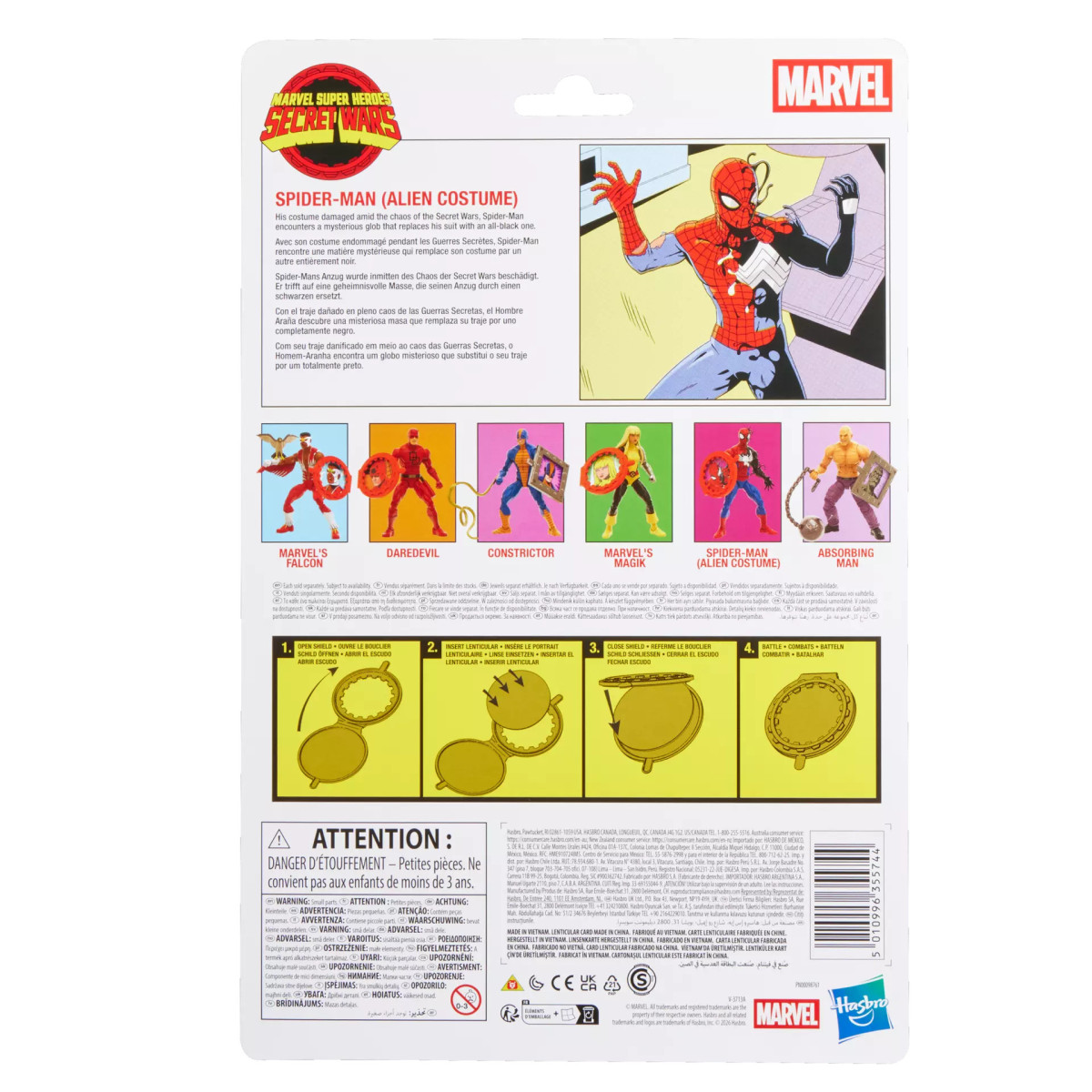 Hasbro Marvel Legends Series - Spider-Man (Alien Costume) - Secret Wars serie 2