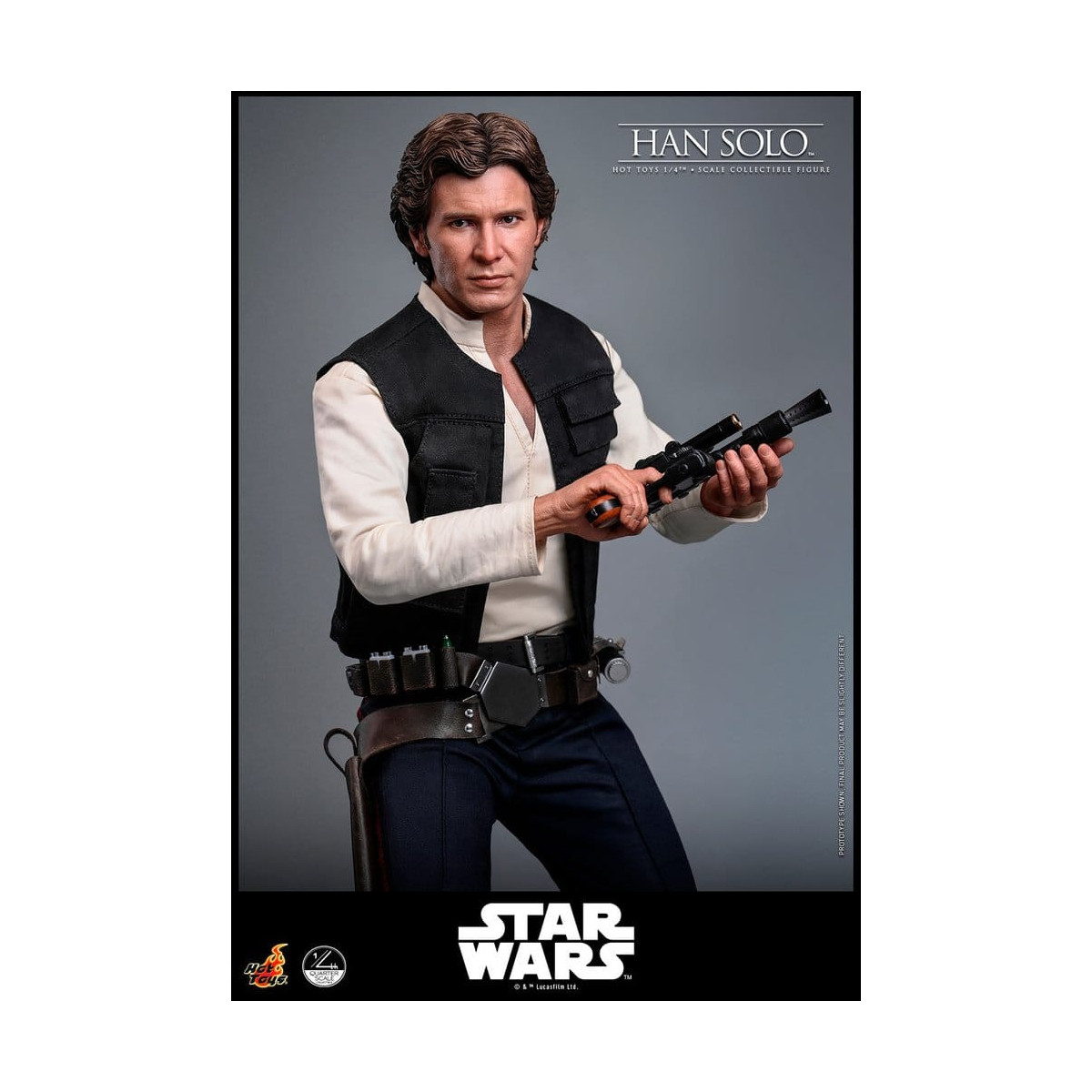 Hot Toys Star Wars Episode IV - Han Solo Movie Quarter Scale Collectible Figure