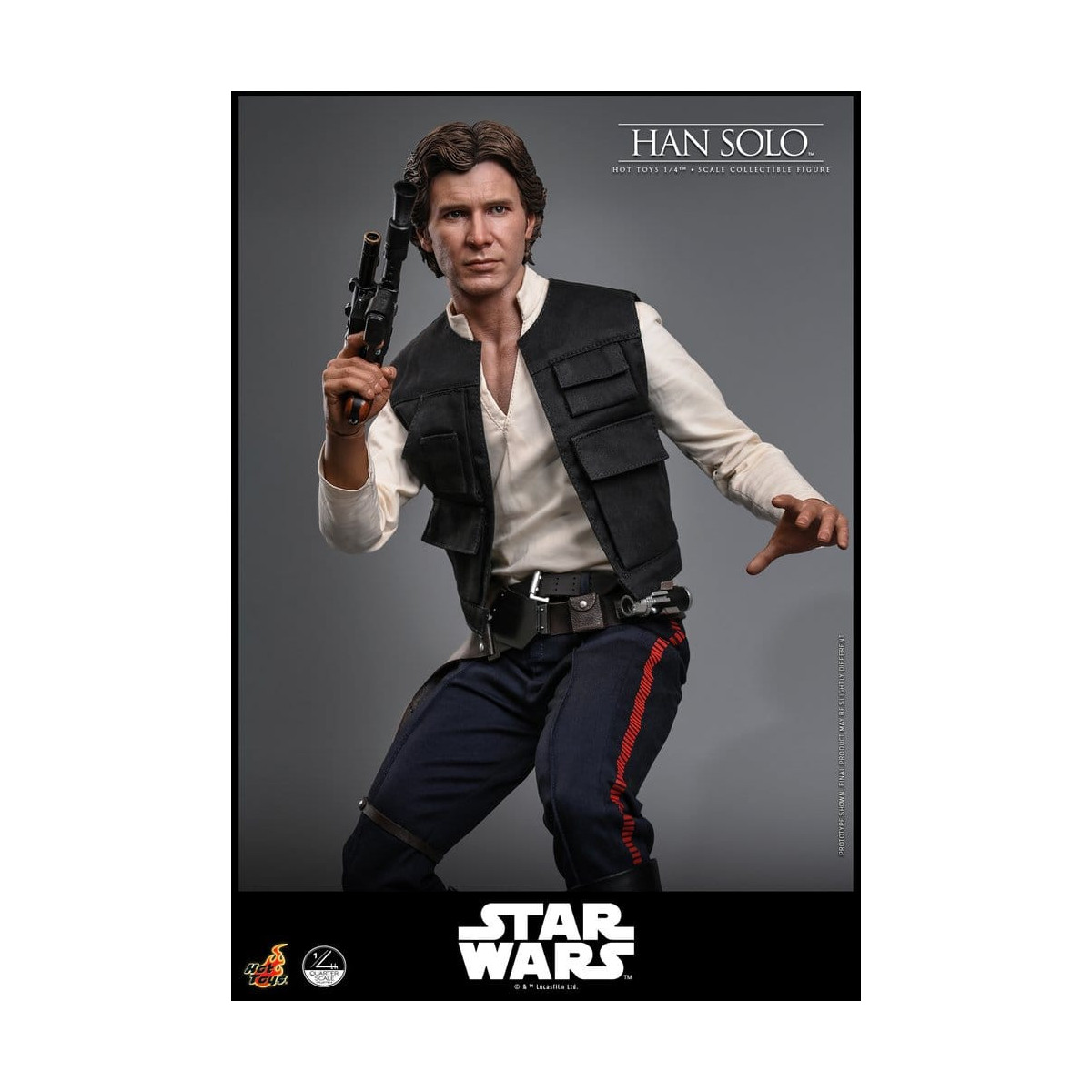 Hot Toys Star Wars Episode IV - Han Solo Movie Quarter Scale Collectible Figure