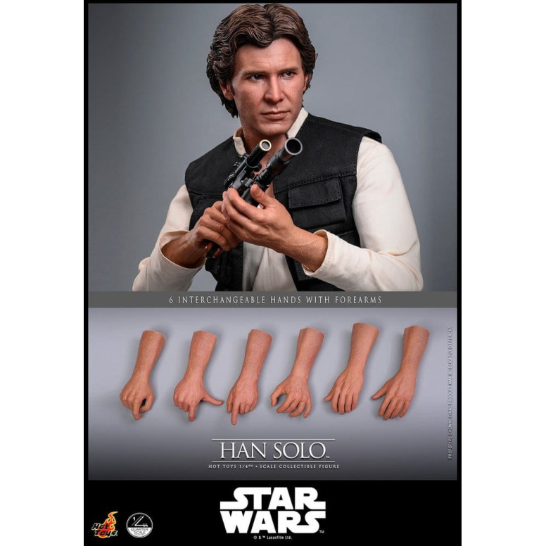 Hot Toys Star Wars Episode IV - Han Solo Movie Quarter Scale Collectible Figure