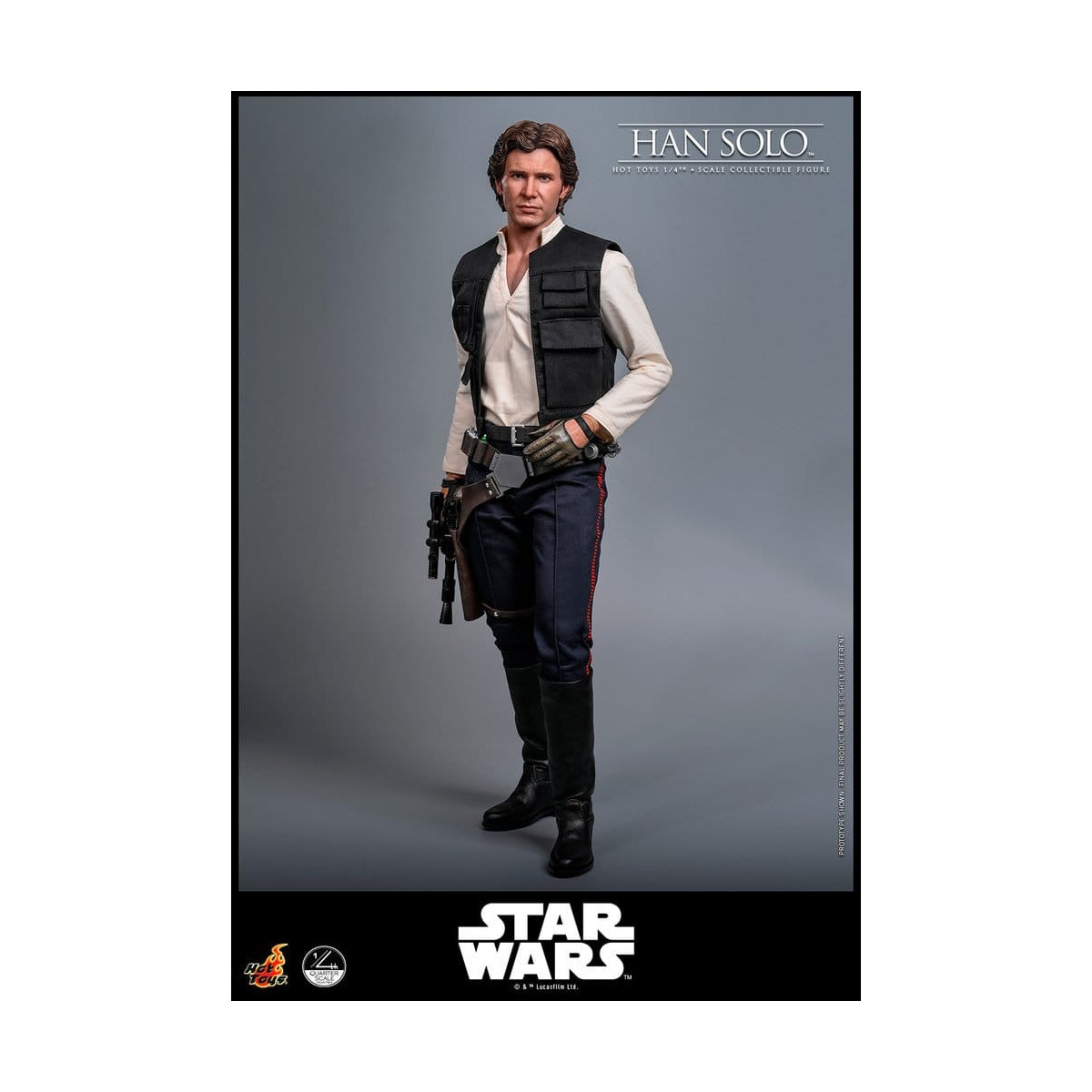 Hot Toys Star Wars Episode IV - Han Solo Movie Quarter Scale Collectible Figure