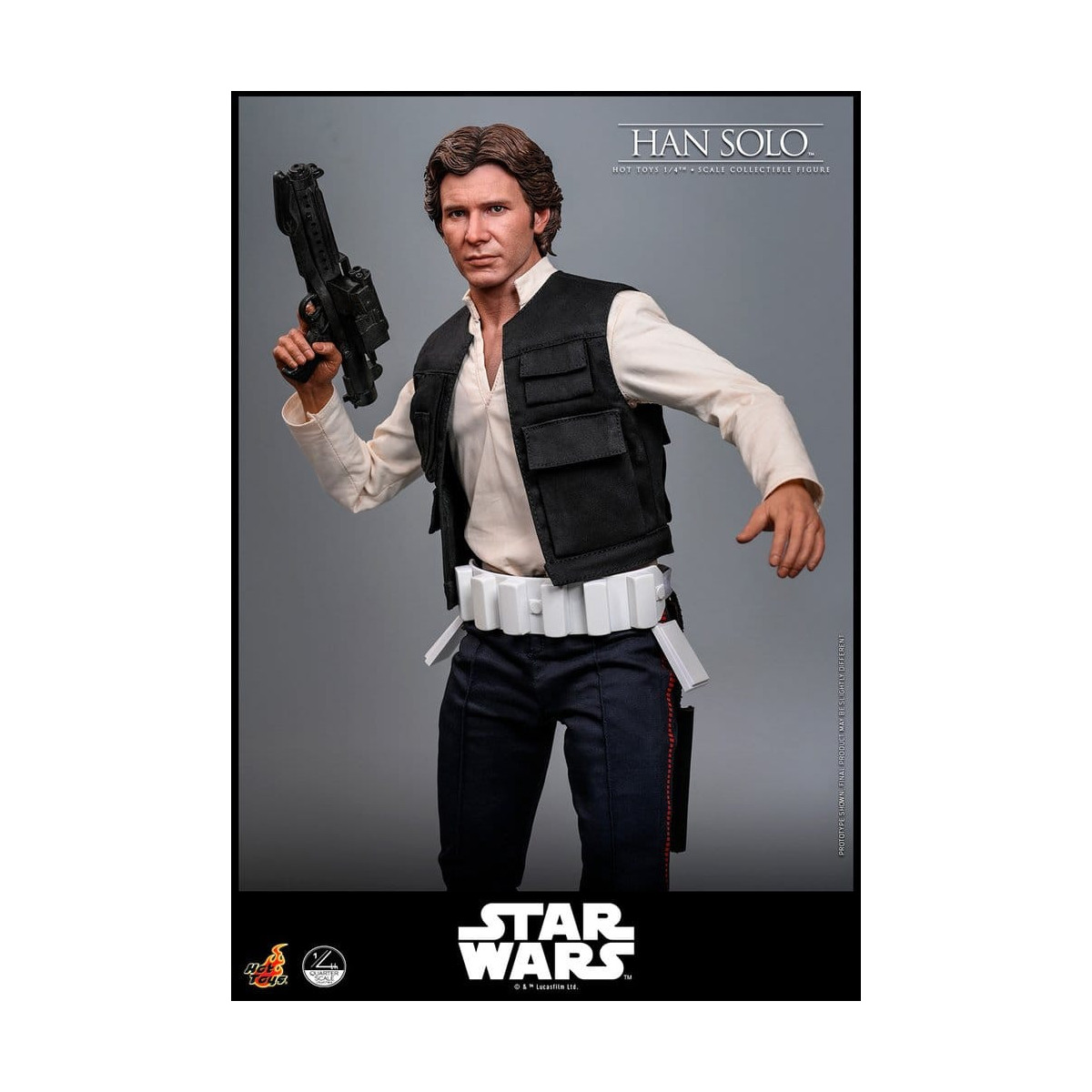 Hot Toys Star Wars Episode IV - Han Solo Movie Quarter Scale Collectible Figure