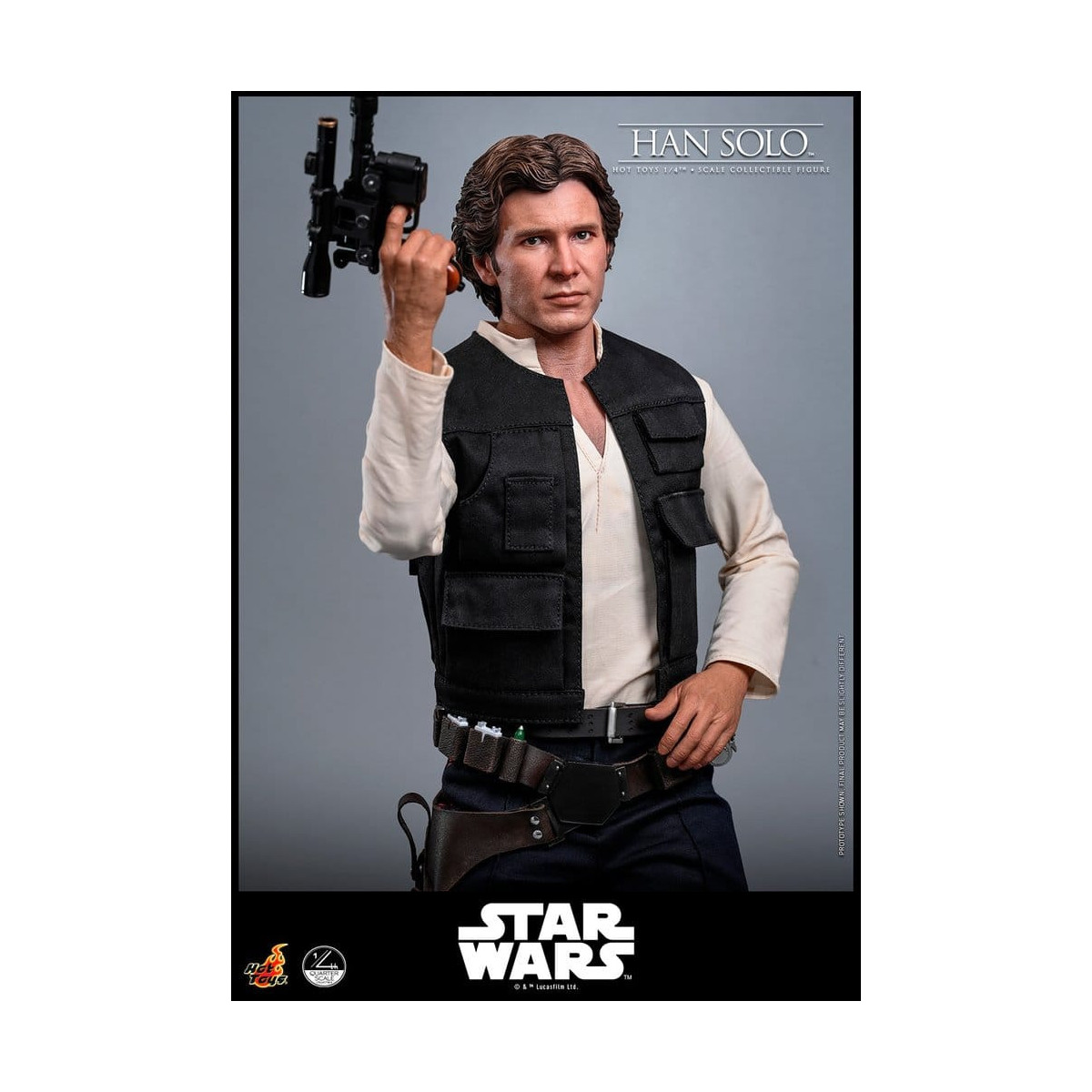 Hot Toys Star Wars Episode IV - Han Solo Movie Quarter Scale Collectible Figure
