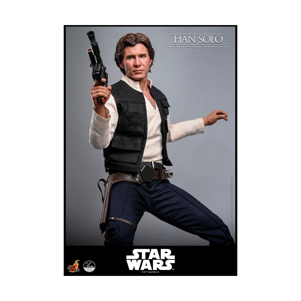 Hot Toys Star Wars Episode IV - Han Solo Movie Quarter Scale Collectible Figure