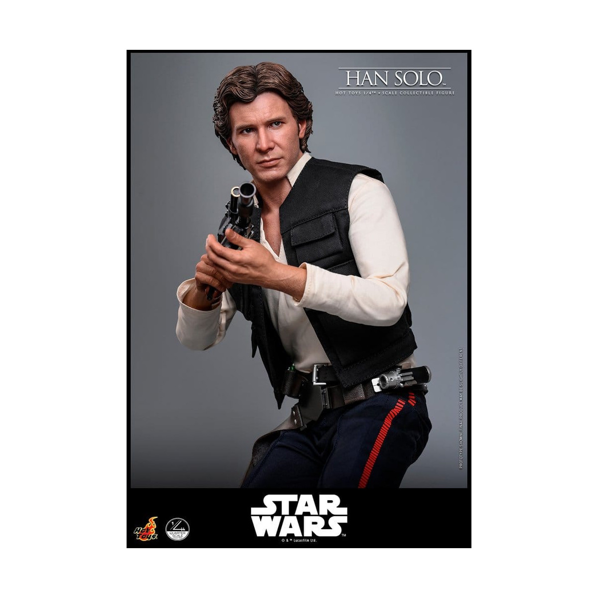 Hot Toys Star Wars Episode IV - Han Solo Movie Quarter Scale Collectible Figure