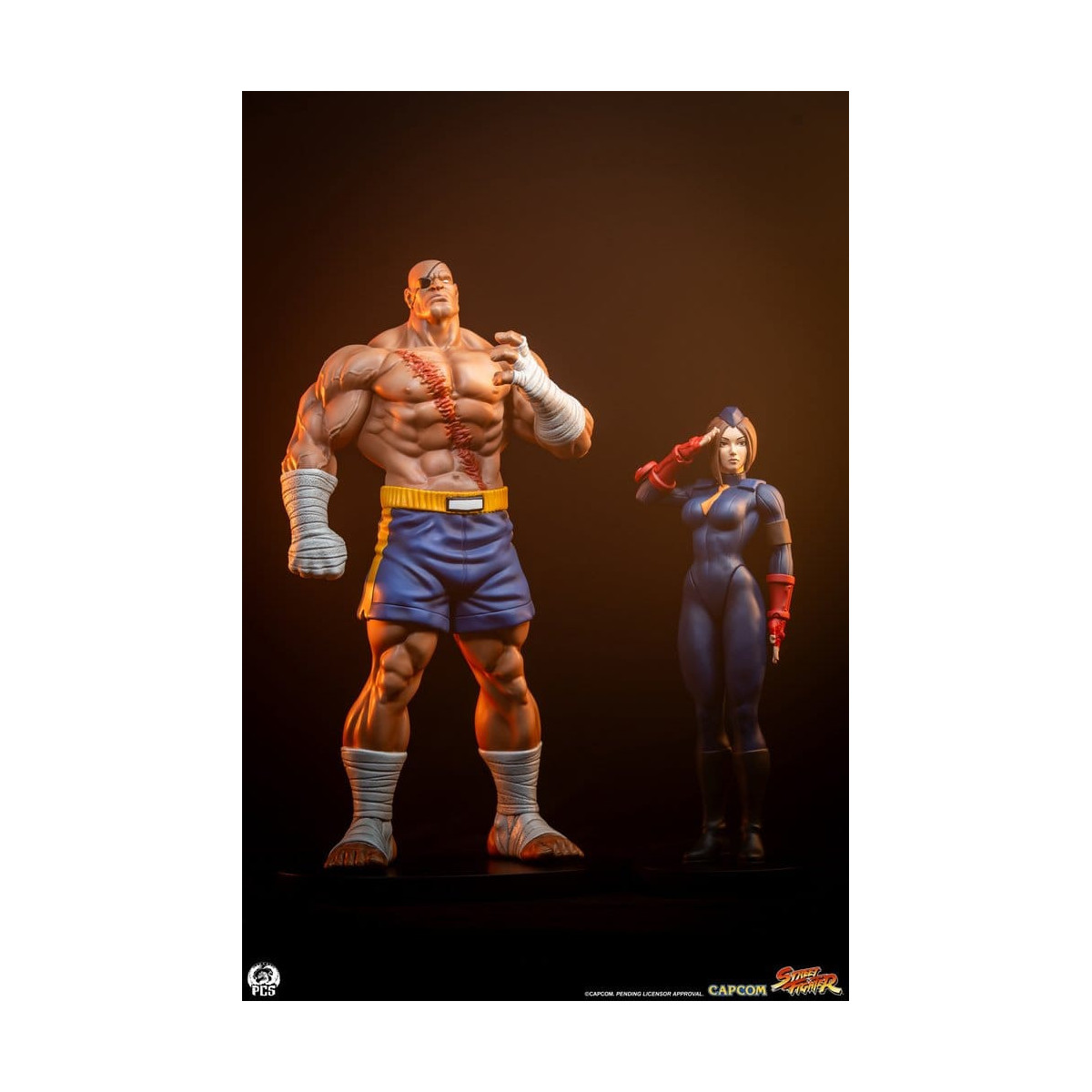 PCS - Street Fighter: Street Jam - Sagat & Juli 1:10 Scale Statue Set