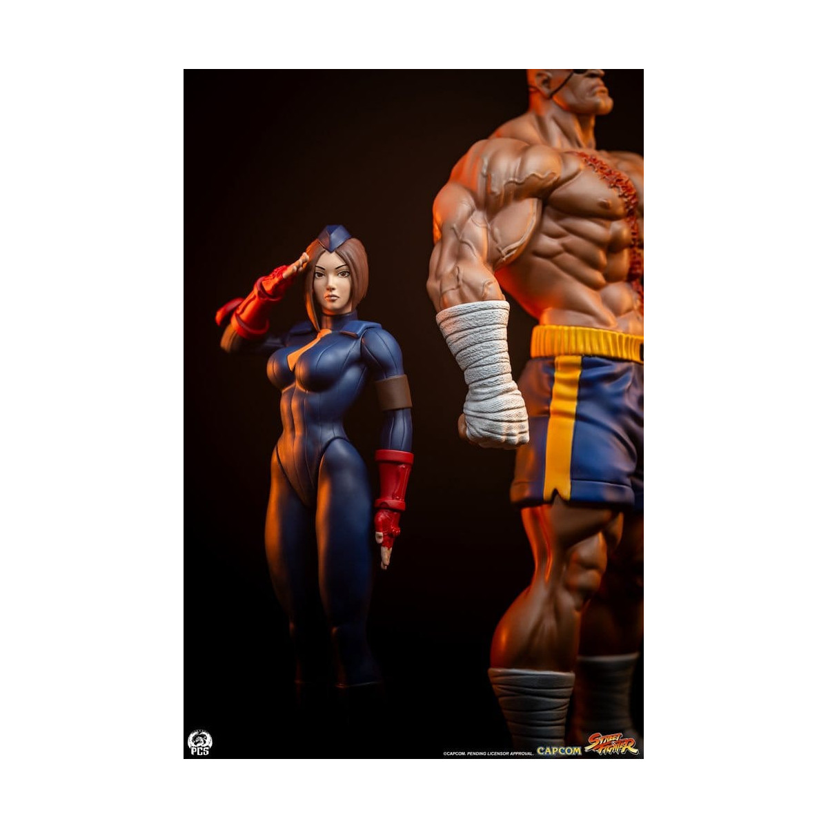 PCS - Street Fighter: Street Jam - Sagat & Juli 1:10 Scale Statue Set