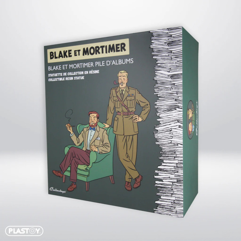 Plastoy Blacke & Mortimer - Blake and Mortimer ALBUMS PILE