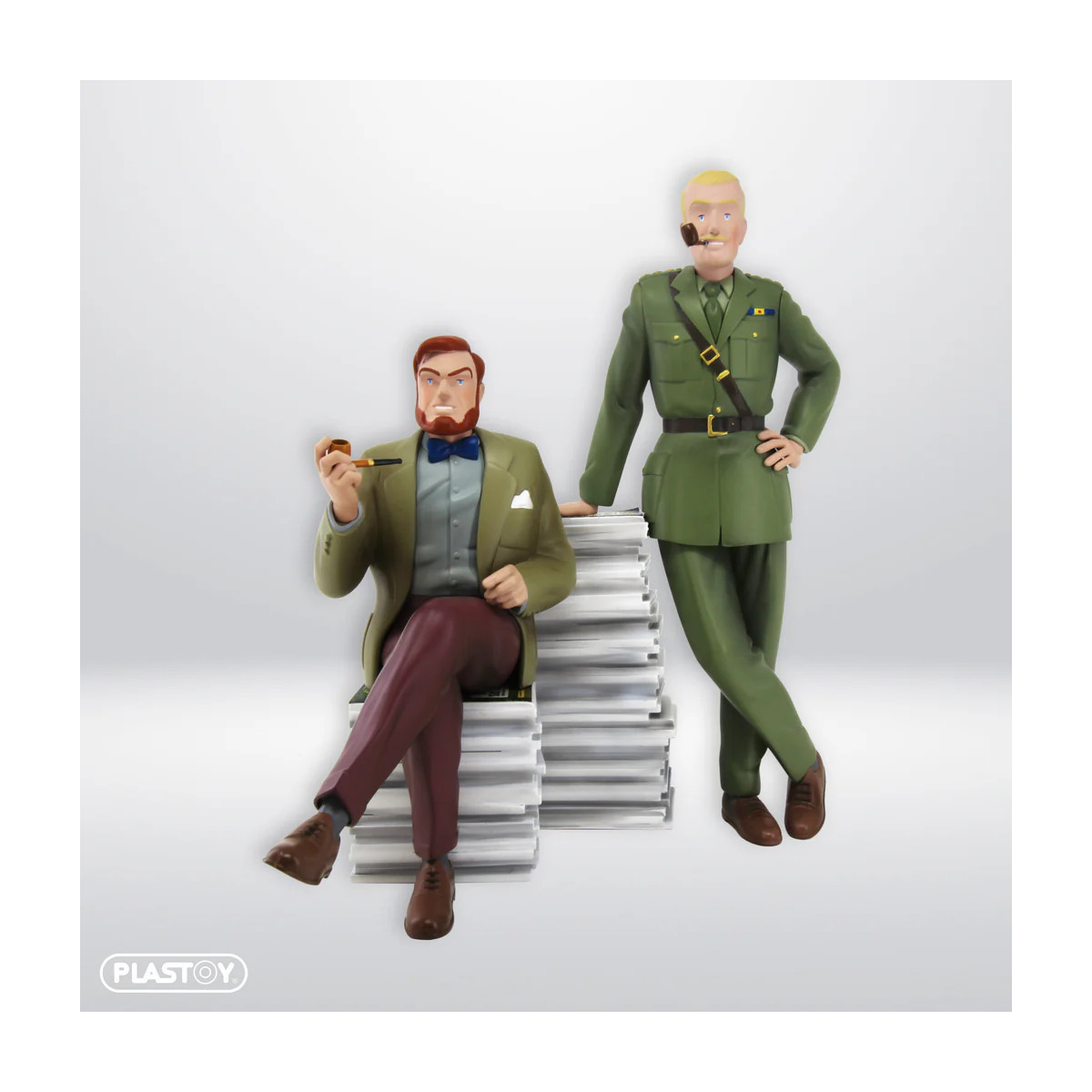 Plastoy Blacke & Mortimer - Blake and Mortimer ALBUMS PILE