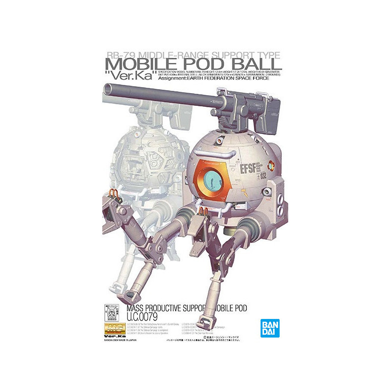 Bandai - Gunpla - 1/100 MG - Mobile Pod Ball Ver. Ka - Mobile Suit Gundam