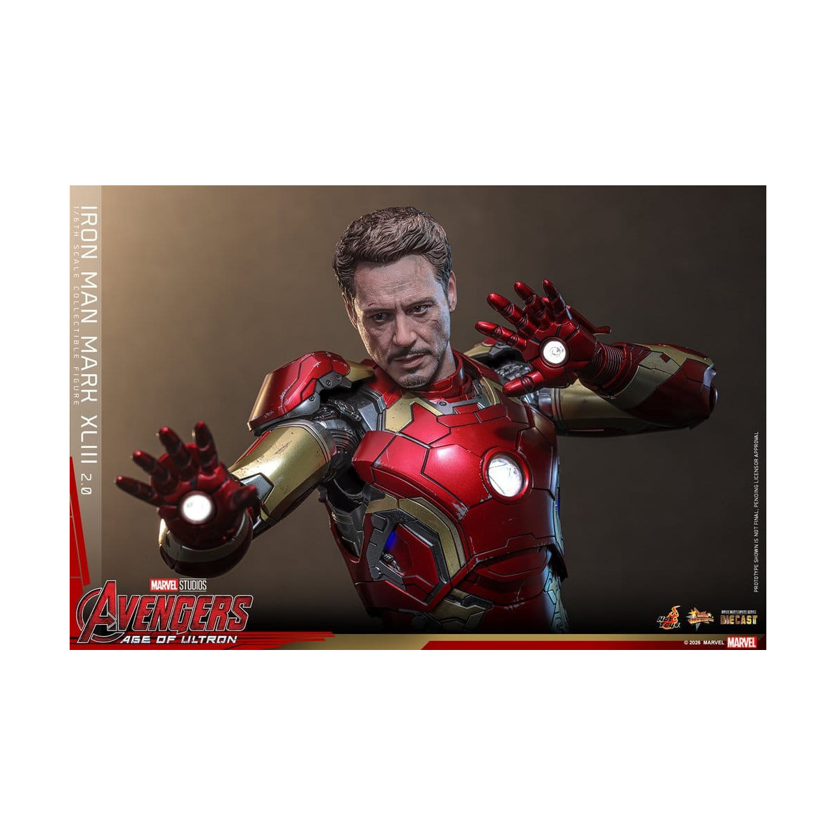 Hot Toys Iron Man Avengers 2 Age of Ultron - Iron Man Mark XLIII (2.0) Die Cast MMS 1/6