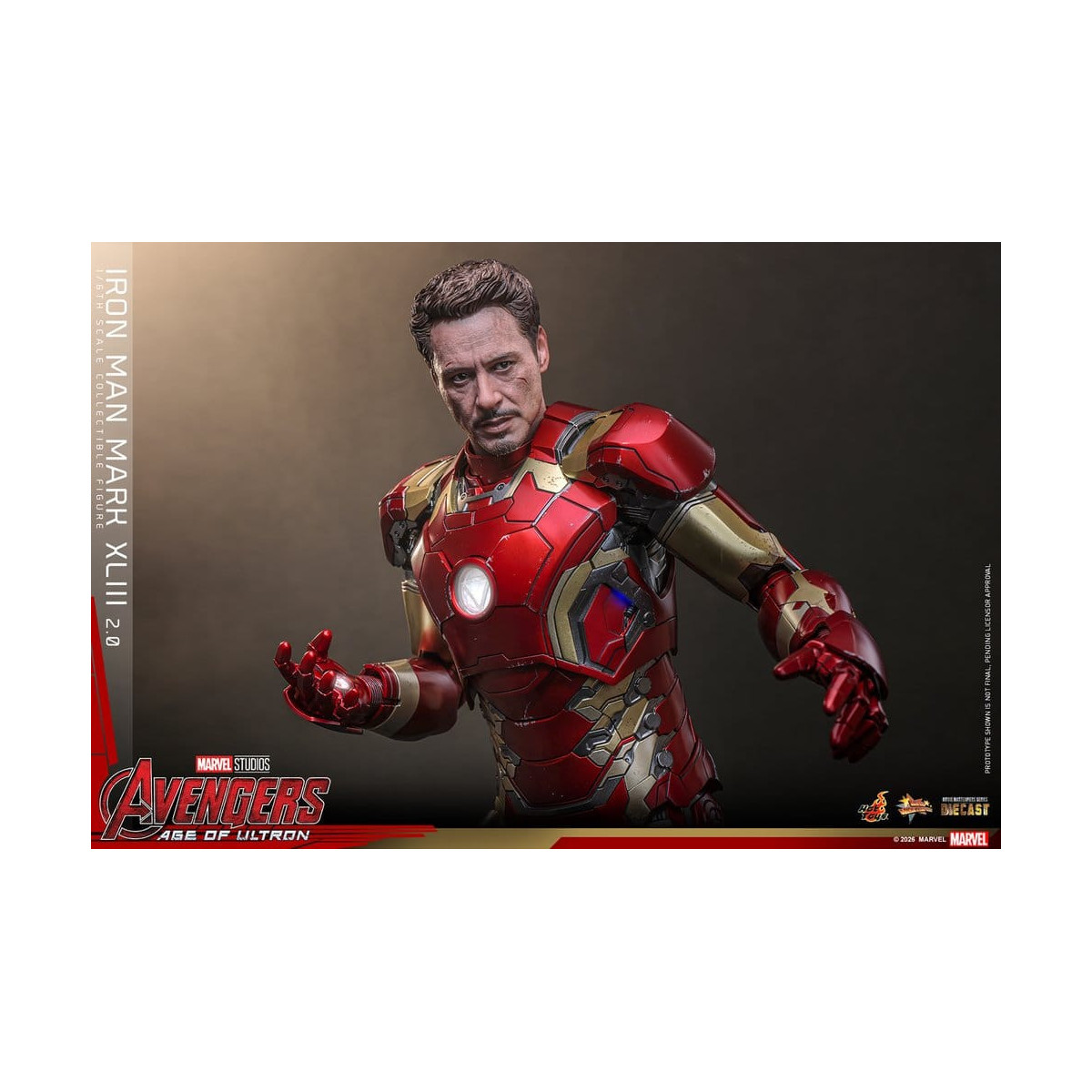 Hot Toys Iron Man Avengers 2 Age of Ultron - Iron Man Mark XLIII (2.0) Die Cast MMS 1/6