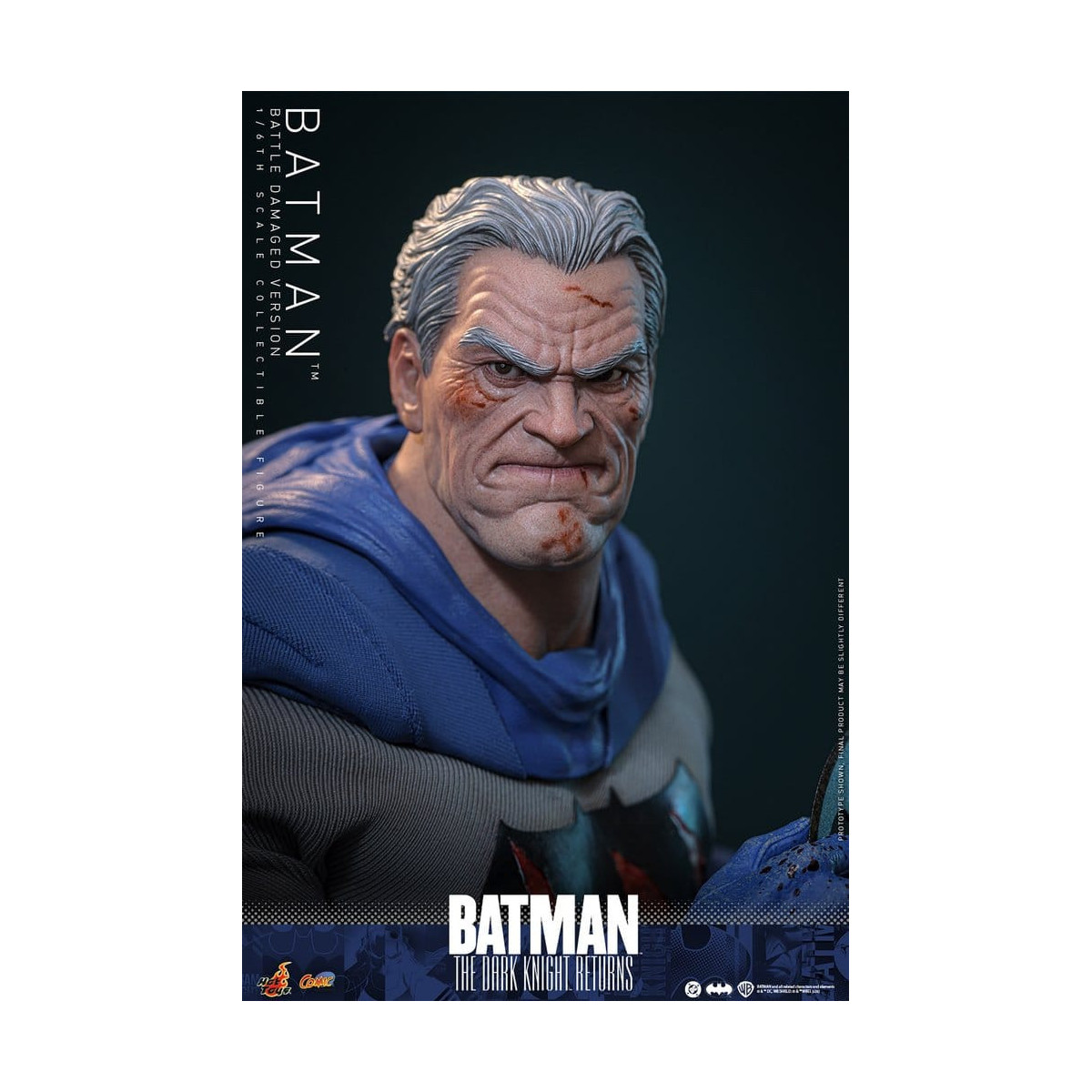 Hot Toys - BATMAN - Batman: The Dark Knight Returns (Battle Damaged Version) Comic Masterpiece 1/6