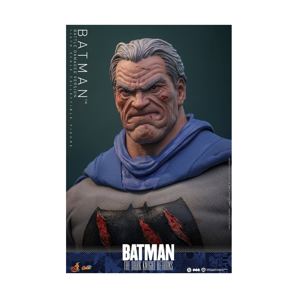 Hot Toys - BATMAN - Batman: The Dark Knight Returns (Battle Damaged Version) Comic Masterpiece 1/6