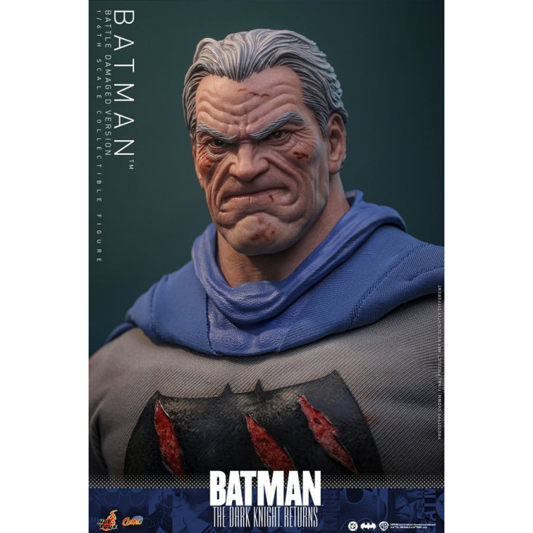 Hot Toys - BATMAN - Batman: The Dark Knight Returns (Battle Damaged Version) Comic Masterpiece 1/6