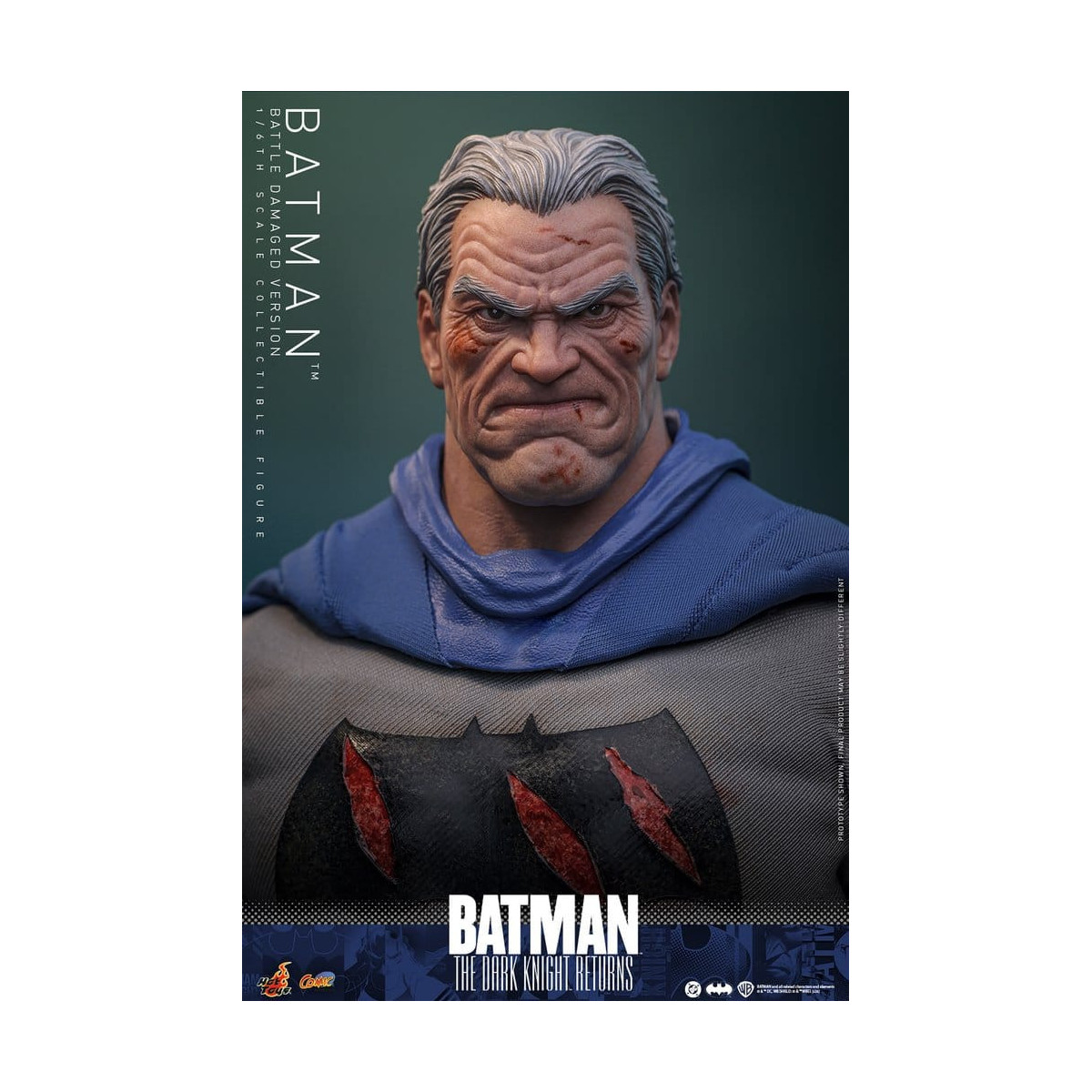 Hot Toys - BATMAN - Batman: The Dark Knight Returns (Battle Damaged Version) Comic Masterpiece 1/6