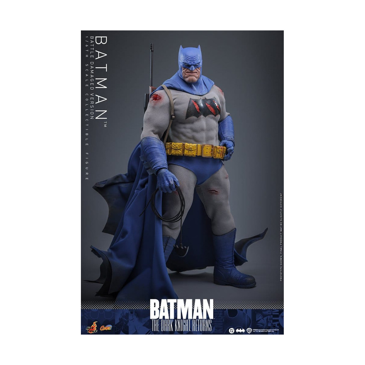 Hot Toys - BATMAN - Batman: The Dark Knight Returns (Battle Damaged Version) Comic Masterpiece 1/6