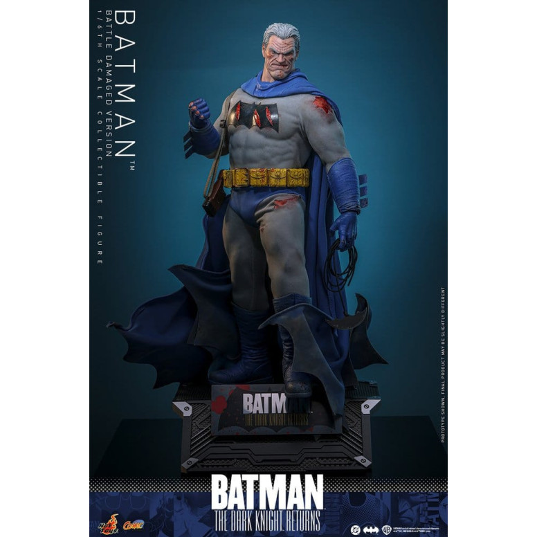 Hot Toys - BATMAN - Batman: The Dark Knight Returns (Battle Damaged Version) Comic Masterpiece 1/6