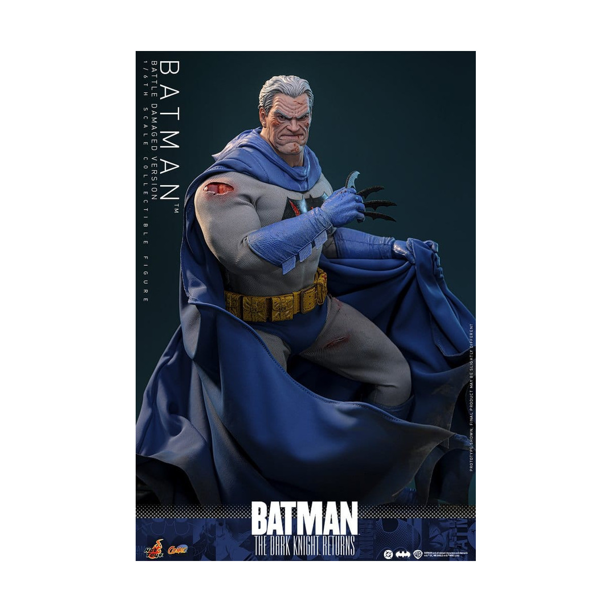 Hot Toys - BATMAN - Batman: The Dark Knight Returns (Battle Damaged Version) Comic Masterpiece 1/6