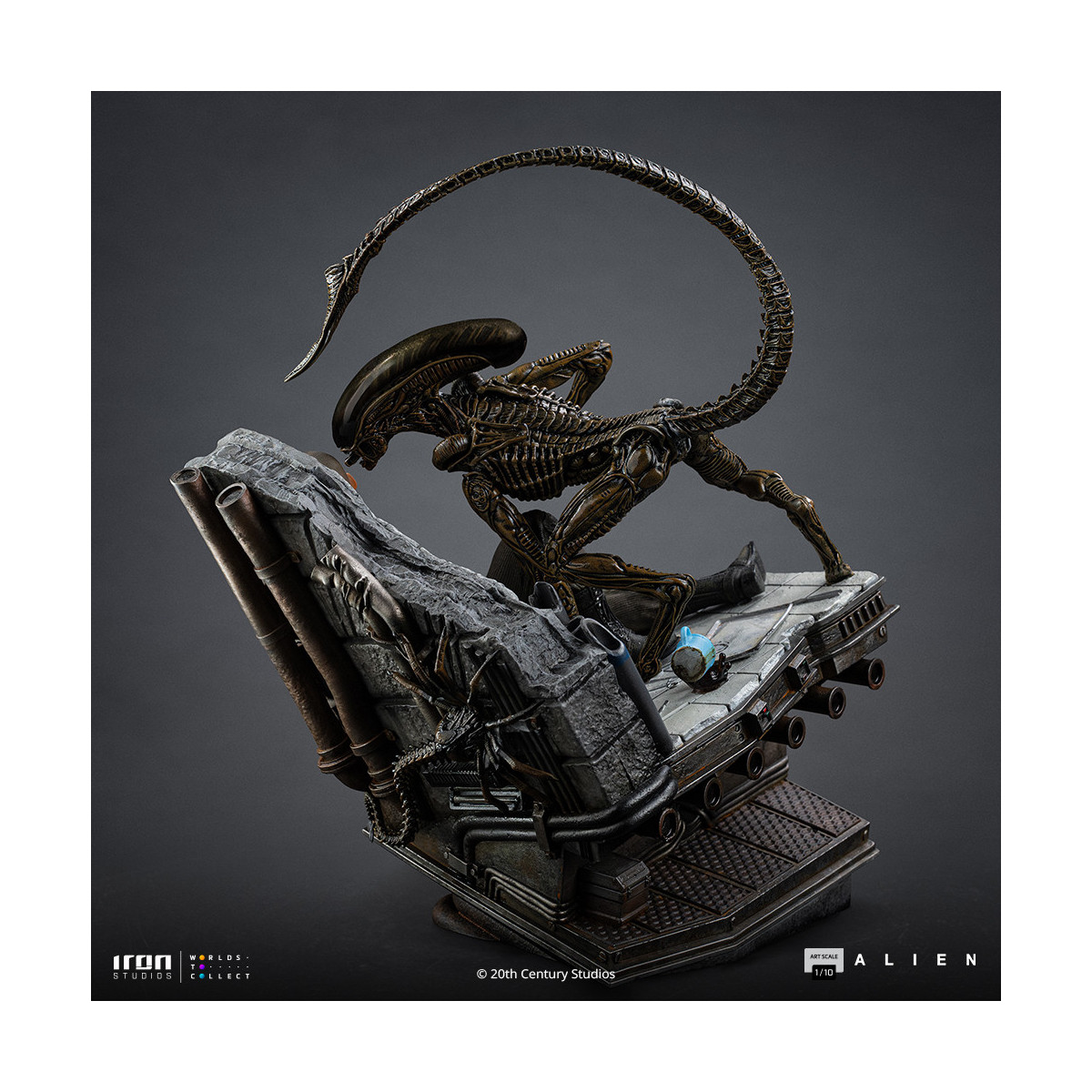 Iron Studios Ellen Ripley and Dog Alien - Art Scale 1/10 - Alien 3