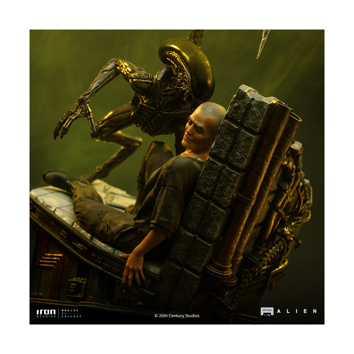 Iron Studios Ellen Ripley and Dog Alien - Art Scale 1/10 - Alien 3