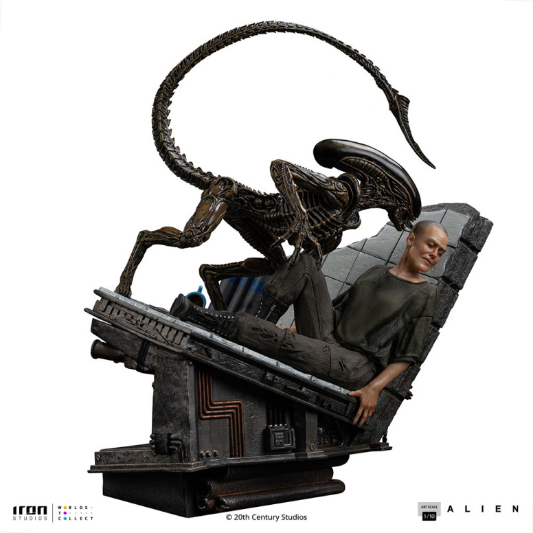 Iron Studios Ellen Ripley and Dog Alien - Art Scale 1/10 - Alien 3