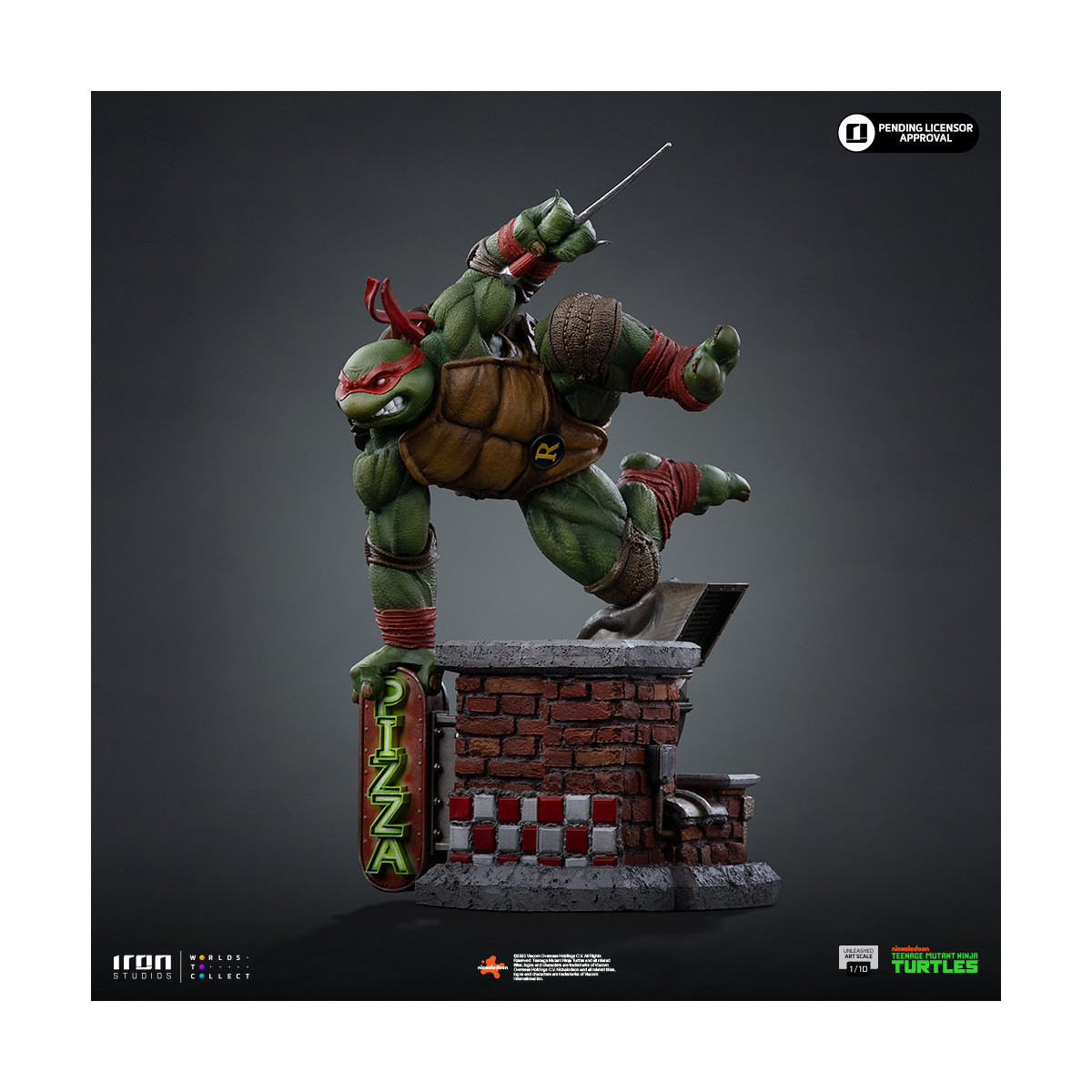Iron Studios - TMNT - Raphael Unleashed Art Scale 1/10 - Teenage Mutant Ninja Turtles