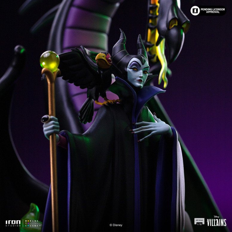 Iron Studios - Disney Villains Maleficent Art Scale 1/10 - Maleficent - Sleeping Beauty