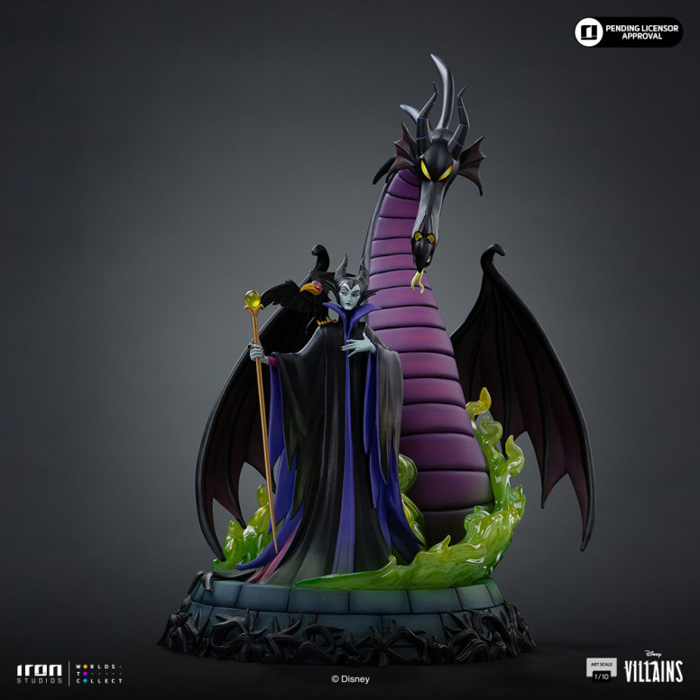 Iron Studios - Disney Villains Maleficent Art Scale 1/10 - Maleficent - Sleeping Beauty