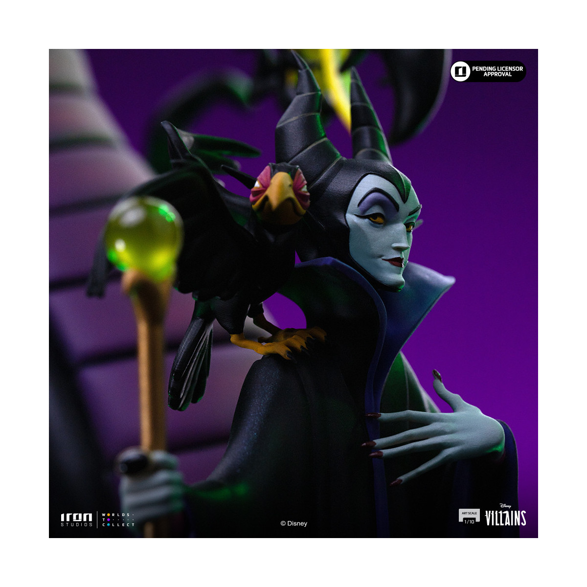 Iron Studios - Disney Villains Maleficent Art Scale 1/10 - Maleficent - Sleeping Beauty