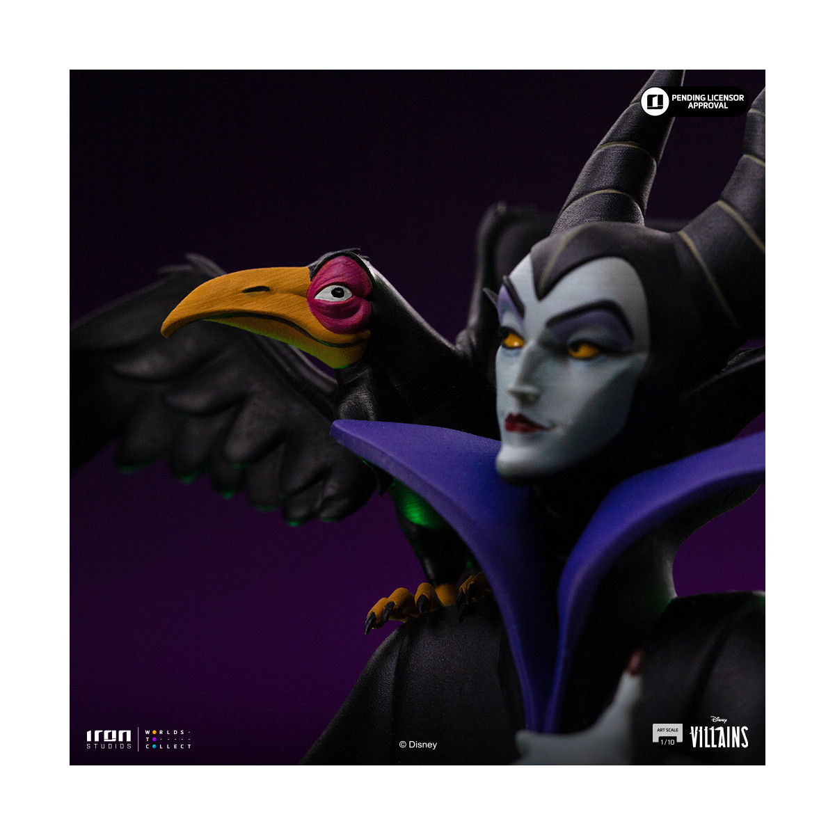Iron Studios - Disney Villains Maleficent Art Scale 1/10 - Maleficent - Sleeping Beauty