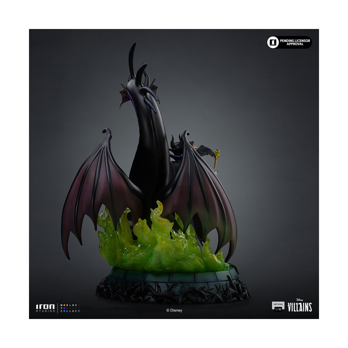 Iron Studios - Disney Villains Maleficent Art Scale 1/10 - Maleficent - Sleeping Beauty