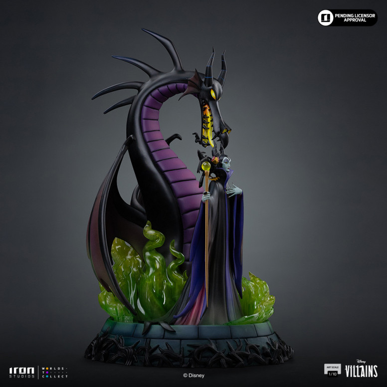 Iron Studios - Disney Villains Maleficent Art Scale 1/10 - Maleficent - Sleeping Beauty