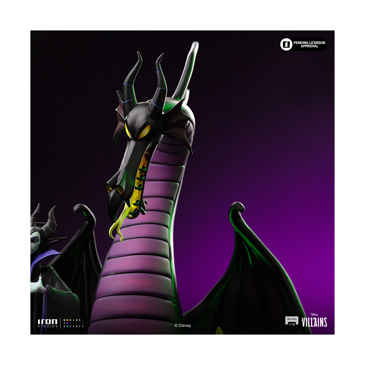 Iron Studios - Disney Villains Maleficent Art Scale 1/10 - Maleficent - Sleeping Beauty