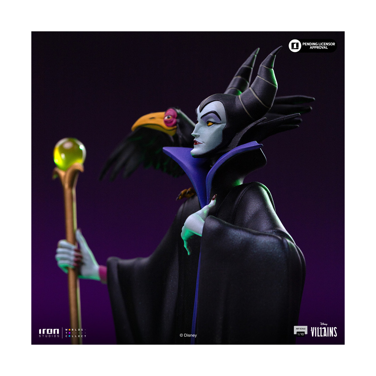 Iron Studios - Disney Villains Maleficent Art Scale 1/10 - Maleficent - Sleeping Beauty