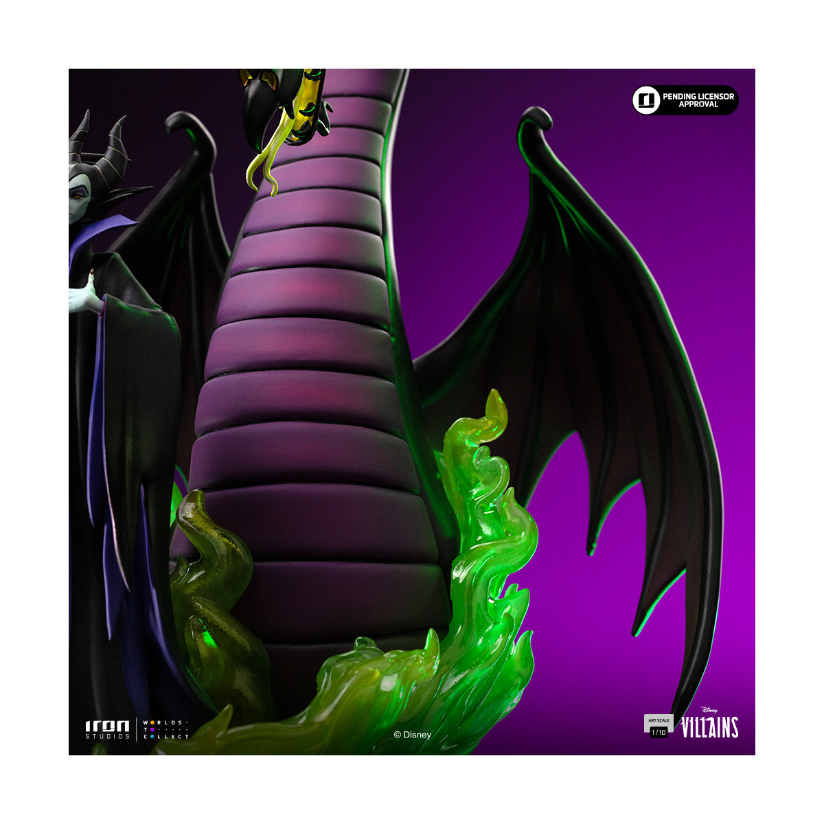 Iron Studios - Disney Villains Maleficent Art Scale 1/10 - Maleficent - Sleeping Beauty