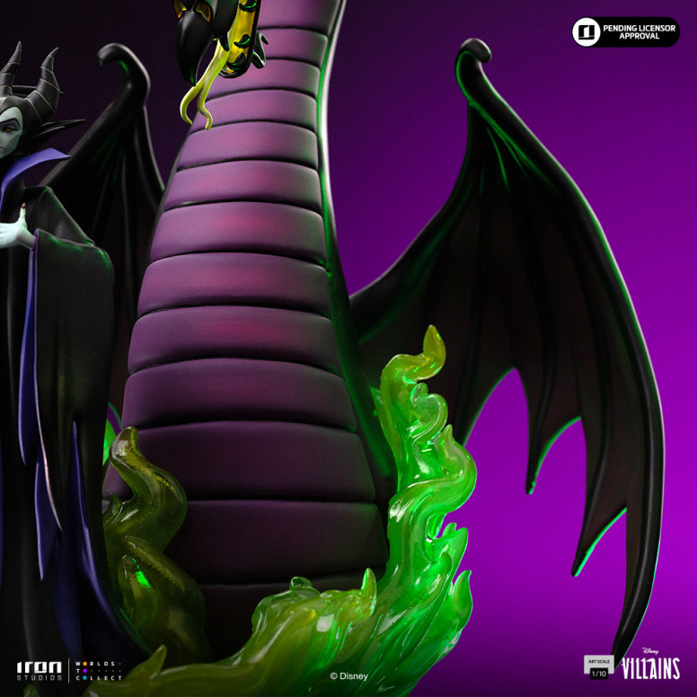 Iron Studios - Disney Villains Maleficent Art Scale 1/10 - Maleficent - Sleeping Beauty